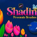 25个噪点纹理效果Procreate笔刷