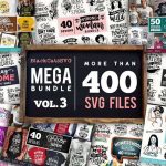 400+涂鸦手绘T恤印花图案AI矢量素材